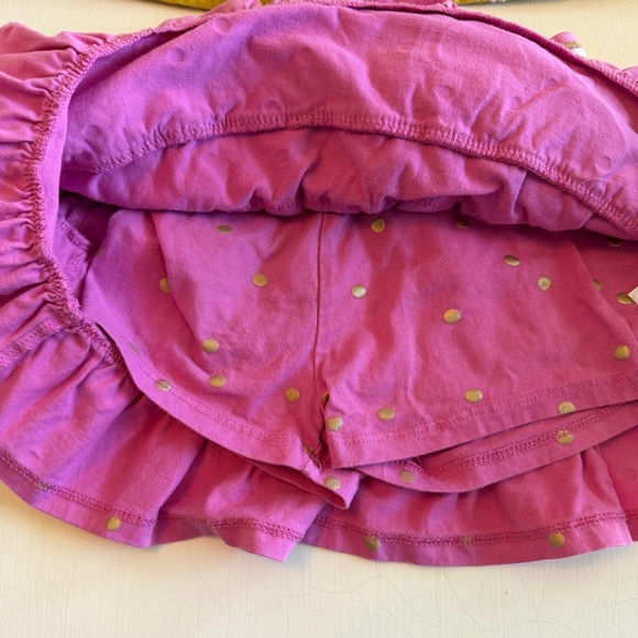 Mini Boden Girl’s Bundle 8-9Y Pink Ruffle Skort & Yellow Embroidered Skirt - Picture 6 of 11